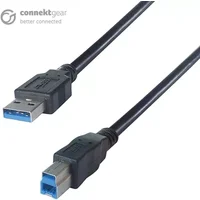 connektgear 2m USB 3 Connector Cable A Male to B Male - SuperSpeed