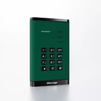 iStorage diskAshur HDD 2TB Green | Secure Portable Hard Drive | FIPS 140-3 Level 3 Complaint |Common Criteria EAL 5+ | PIN protected | AES-XTS 256-bit hardware encryption | GDPR TAA Compliant | Dust/Water Resistant | 2 TB 2.5" 3.2 Gen 1 (3.1 Gen