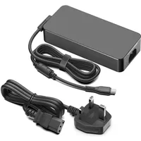 BTI 240W AC Adapter for all USB-C powered devices up to 240W supplied with USB-C connector and UK power cable