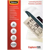 Fellowes A2 Glossy 125 Micron Laminating Pouch - 50 pack
