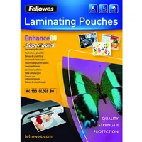 Superquick Lamg Pouch A4 Gloss PK100 - Laminating Supplies - Laminating Pouches
