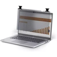 StarTech.com 15.6-inch 16:10 Bright Privacy Screen Filter with Touch Flip-Over 75% Light Transmittance Anti-Glare Privacy Filter +/- 30 Deg. View Angle