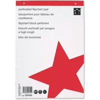 Meeting Flipchart Pad Perfd A1 PK5 - Flipchart Pads - Perforated Pads