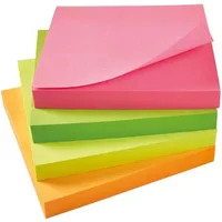 5Star 912971 note paper Square Assorted colours 100 sheets Self-adhesive