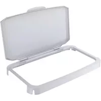 Durable DURABIN 60L Hinged Bin Lid - Recycling Bin Lid - Food Safe - Grey, Grey