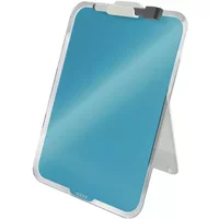 Leitz Cosy Glass Drywipe Desktop Easel Whiteboard Calm Blue 39470061