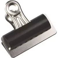 Q-Connect 75mm Black Grip Clip Pack of 10 KF01291 KF01291