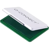 Q-Connect Stamp Pad Metal Case Large 126 x 81mm Green KF15439 KF15439