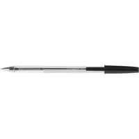Q-Connect Ballpoint Pen // Medium // Black (Pack of 50) KF26040