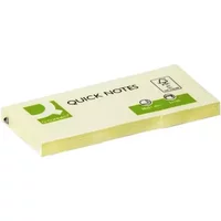 Q-Connect Quick Notes Sticky Notes 38 x 51mm Yellow 12 Pack - KF10500
