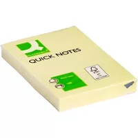 Q-Connect Quick Notes Sticky Notes 51 x 76mm Yellow (Pack of 12) KF10501