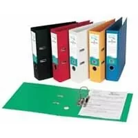 Q-Connect 70mm Lever Arch File Polypropylene A4 Red (10 Pack) KF20021