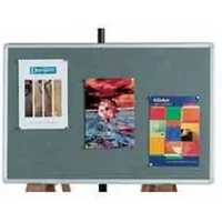 Q-Connect Aluminium Frame Felt Noticeboard with Fixing Kit 1800x1200mm