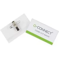Q-Connect Combination Badge 40x75mm Pack of 50 KF01568 KF01568