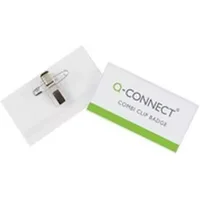 Q-Connect Combination Badge PK50 - Visitors Badge - Name Badges