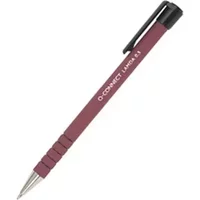 Q-Connect Lamda Ball Pen Red PK12 - Ballpoint Pens - Retractable Pens