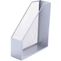 Q-Connect Mesh Magazine File Silver - Magazine Files - Mesh