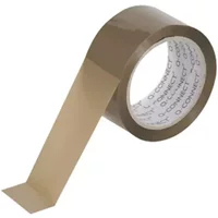 Q-Connect Polypropylene Packaging Tape 50mmx66m Brown (6 Pack) KF27010