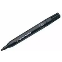 Q-Connect Perm Marker B/Tip BLK PK10 - Permanent Markers - Bullet Tip Markers