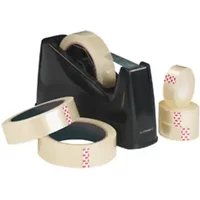 Q-Connect Tape Disp 25MMX33/66M Tape - Tape Dispensers - Desk Dispensers