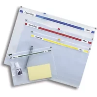 Snopake Zippa-Bag 355x235mm A4 Assorted (Pack of 25) 11463