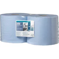 Tork Wiping Paper Plus Roll Paper Towel, 255 m x 235 mm, 2 Ply, 750 Sheets
