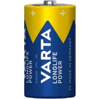 Varta Longlife Power C Battery PK2 - C Batteries - Alkaline Batteries