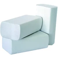2Work 1-Ply Multi-Fold Hand Towels 240x220mm White Pack of 3000