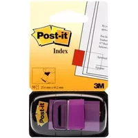 Post-it Index Tabs 50 Tabs per Dispenser Purple Pack of 12 680-8