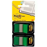 Post-it Index Tabs Dispenser with Green Tabs 2 Pack 680-G2EU 3M92057