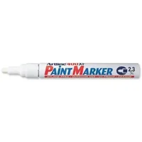 Artline 400 Bullet Tip Paint Marker Medium White Pack of 12 A400