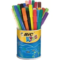Bic Kids Visa Felt Tip Pens in Assorted Colours - Pack of 36 (829012)