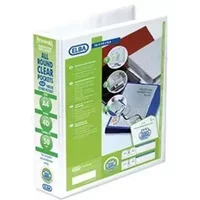Elba Pres Rbndr 4D 50MM A4 WHT - Presentation Binders - Ring Binders