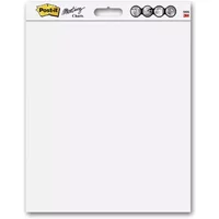 Post-it Super Sticky Self Stick Wall Pad Meeting Chart 566, White,