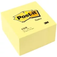 Post - it Notes Cube 636 - B, Canary Yellow, 76 mm x 76 mm, 450 Sheets/Pad, 1 Pad/Pack, 100% PEFC SGSCH - PEFC - COC - 110078