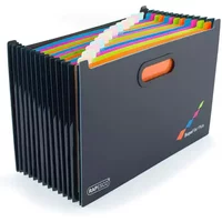 Rapesco Supafile Plus Expanding File A4 Assorted 1552 HT01667