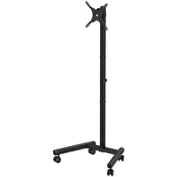 Manhattan Trolley Mount Stand for TV & Monitors, For screens: 13" to 42", VESA compatability: all between 75X75 to 200x200mm - check the dimensions of the four mounting holes on back of screen to ensure it fits, Max 20kg, Height-adjustable to six levels,