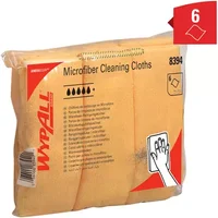 Microfibre Cloths 400X400MM Ylw PK6 - General Cleaning - Microfibre Cloths