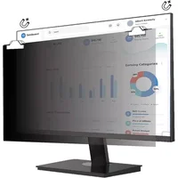 V7 PS215W9AM. Maximum screen size: 54.6 cm (21.5"). Aspect ratio: 16:9. Suitable for: Monitor Type: Frameless display privacy filter. Weight: 91 g