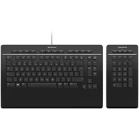 3Dconnexion Pro with Numpad keyboard Office USB + RF Wireless + Bluetooth QWERTY English Black