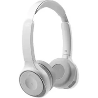 Cisco Headset 730, Wireless Dual On-Ear Bluetooth Headset with Case, USB-A HD Bluetooth Adapter, USB-A and 3.5 mm Cables, Platinum, 1-Year Limited Liability Warranty (HS-WL-730-BUNA-P)
