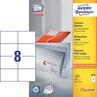 Avery-Zweckform 3427 Labels Paper White 105x74mm 800 pcs Permanent...