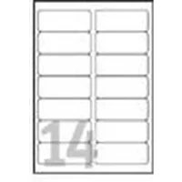 Avery White Address Label - Inkjet - J8163. Product colour: White Media size (1 slide): 991x38mm. Media sheets per package: 100 sheets