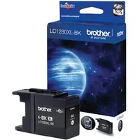 Brother LC1280XLBK. Black ink type: Pigment-based ink Supply type: Single pack Printing colours: Black Quantity per pack: 1 pc(s) Black ink page yield: 2400 pages