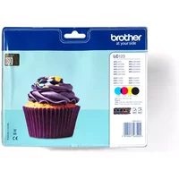Brother LC-123VALBP Ink Cartridge Original Black,Cyan,Magenta,Yellow Multipack 4 pc(s) - Brother DCP-J Series Ink Cartridges - Brother DCP-J132W Ink Cartridges