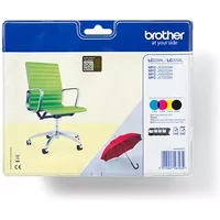 Brother Black Cyan Magenta Yellow High Capacity Ink Cartridge 48ml 3x12ml Multipack - LC229XLVALBP - Brother MFC-J Series Ink Cartridges - Brother MFC-J5320DW Ink Cartridges