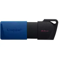 Kingston Technology DataTraveler 64GB USB3.2 Gen 1 Exodia M (Black + Blue) - 2 Pieces