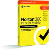 Norton 360 Plus for Mobile - 1 User / 1 Device / 12 Months Antivirus security Commercial 1 license(s) 1 year(s)