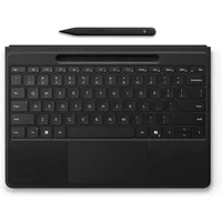 Microsoft Surface Pro Flex Keyboard - keyboard - with touchpad, accelerometer, Surface Slim Pen 2 storage and charging tray - QWERTY - English - black - with Slim Pen Input Device