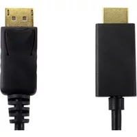 Cables Direct HDPORT-0054K-2M video cable adapter DisplayPort HDMI Black